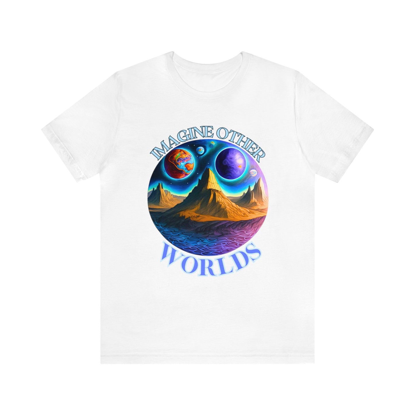 Imagine Other Worlds V1 Short Sleeve T-Shirt