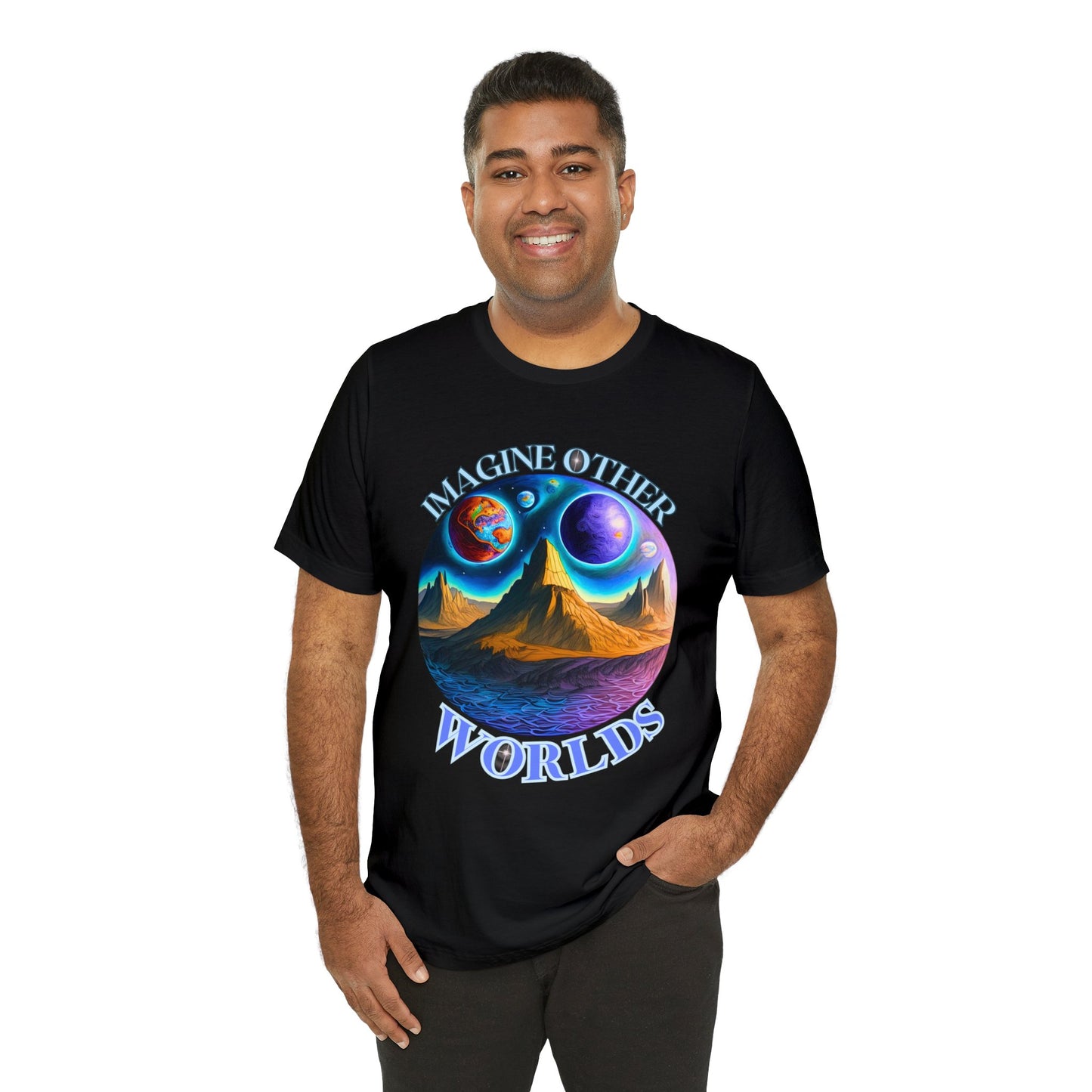 Imagine Other Worlds V1 Short Sleeve T-Shirt