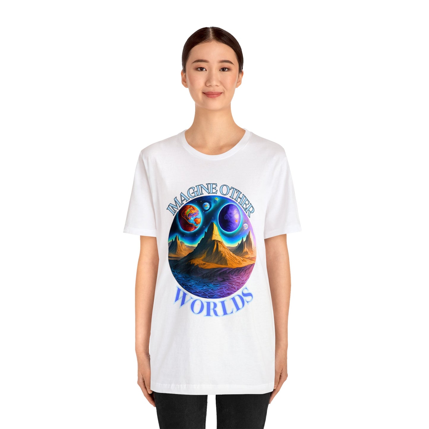 Imagine Other Worlds V1 Short Sleeve T-Shirt