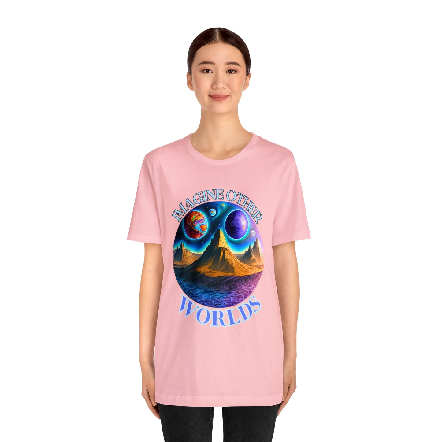 Imagine Other Worlds V1 Short Sleeve T-Shirt