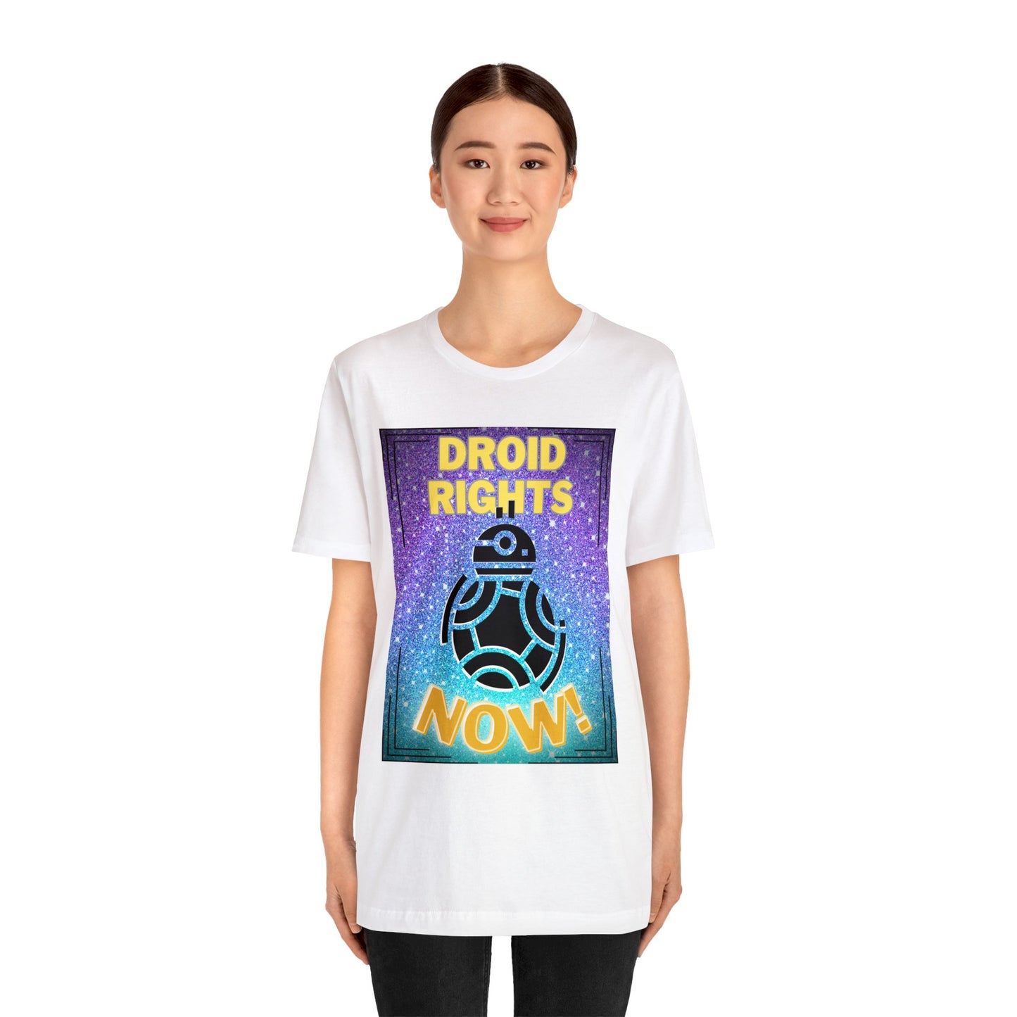Droid Rights Now! Unisex Short Sleeve T-Shirt