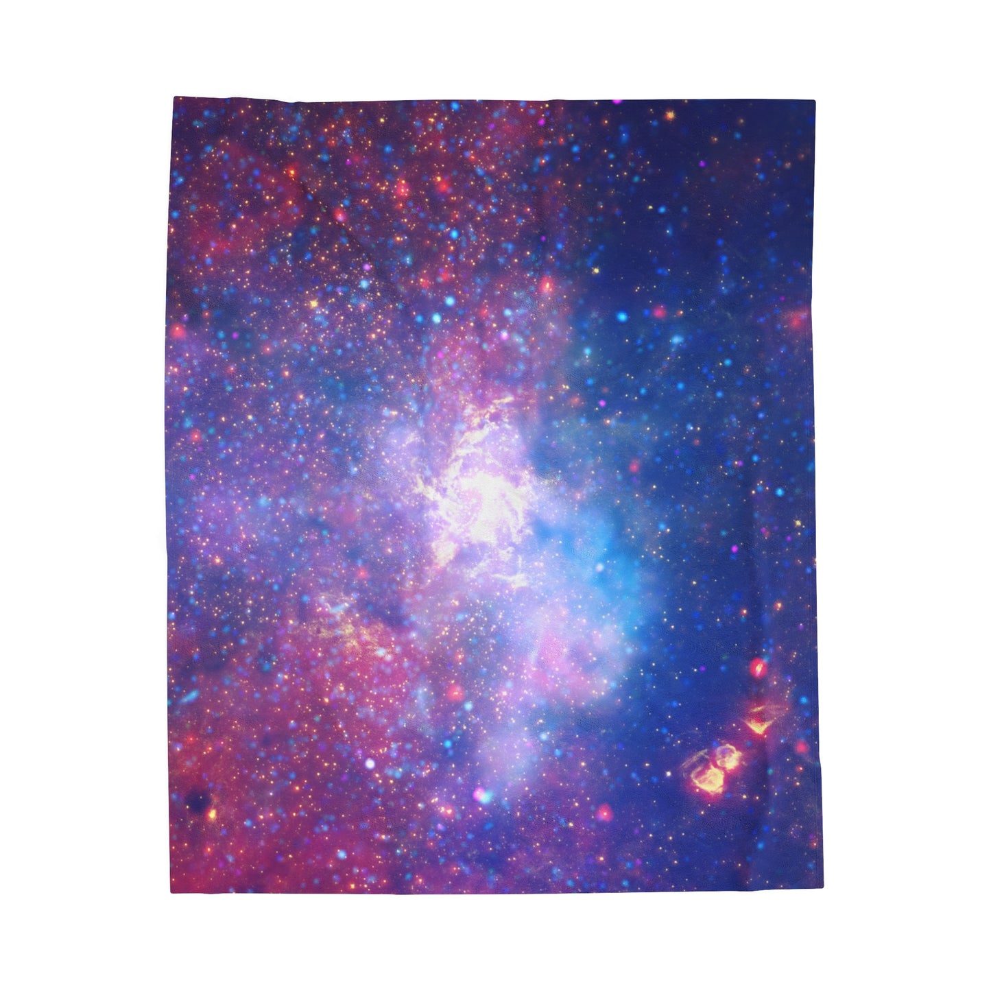 Galactic Velveteen Plush Blanket - Center Of The Milky Way Galaxy