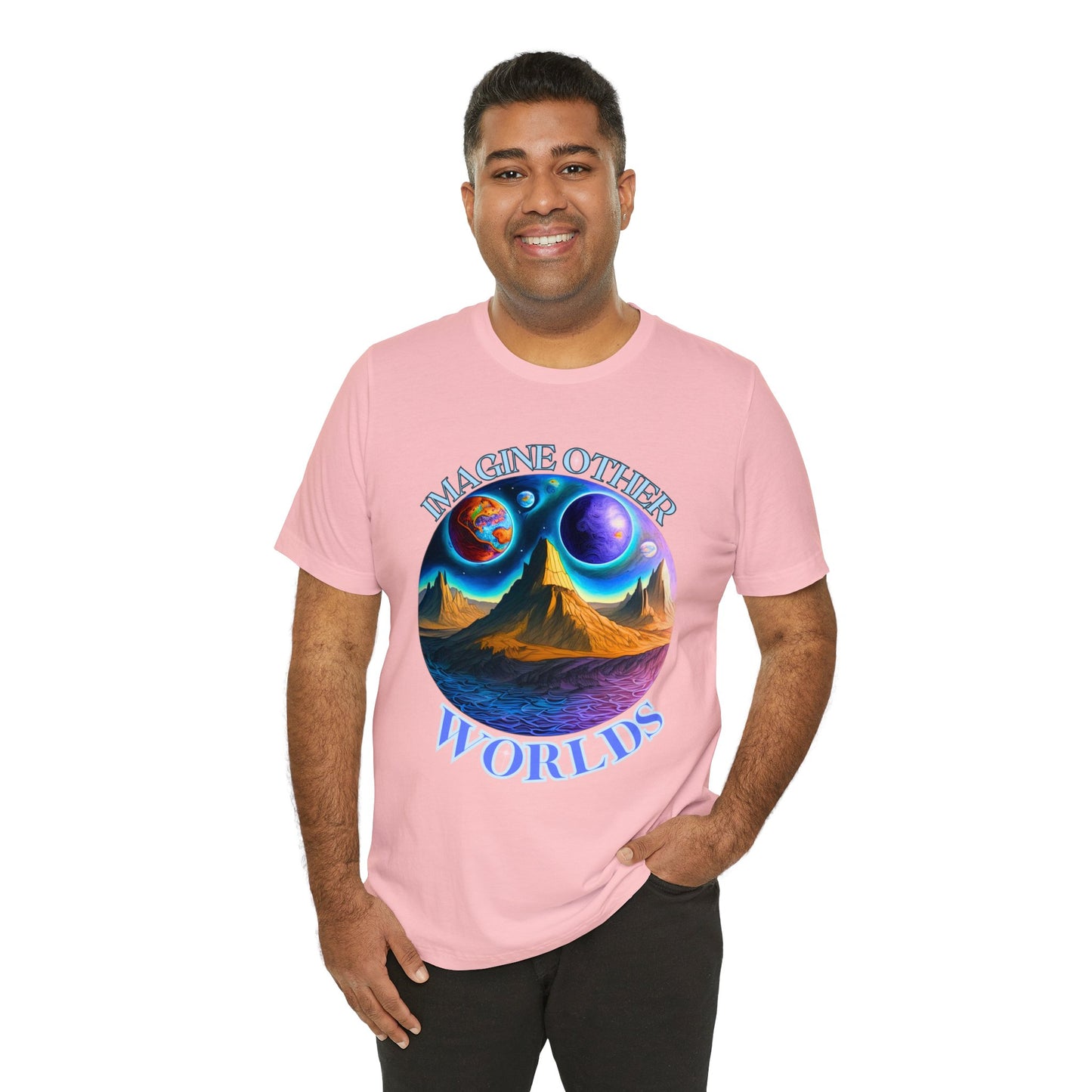 Imagine Other Worlds V1 Short Sleeve T-Shirt