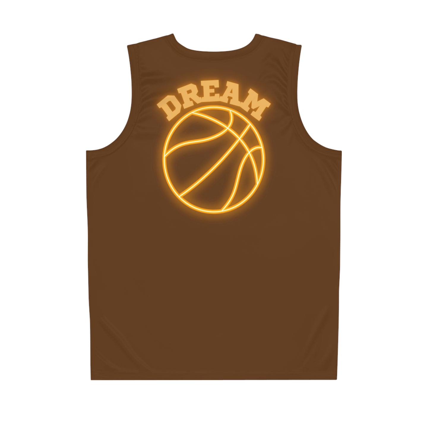 Dare To Dream Basketball Jersey Front and Back Prints