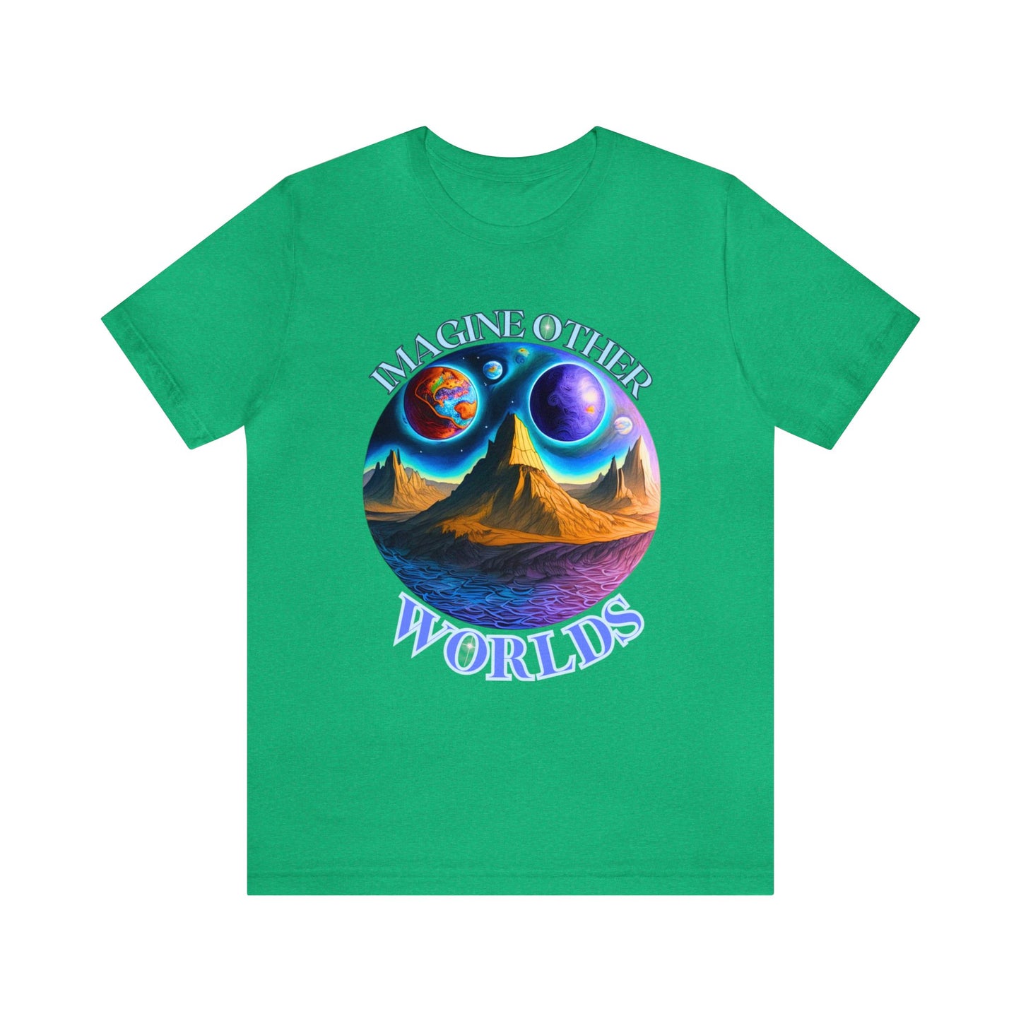 Imagine Other Worlds V1 Short Sleeve T-Shirt