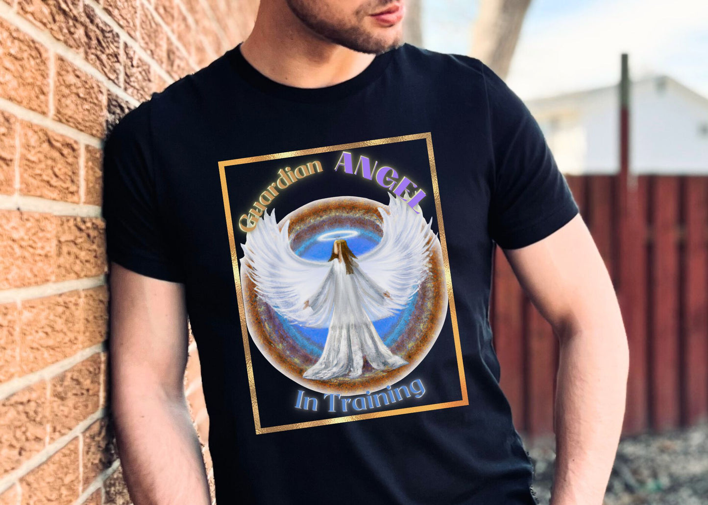 Guardian Angel In Training V3 Short Sleeve T-Shirt