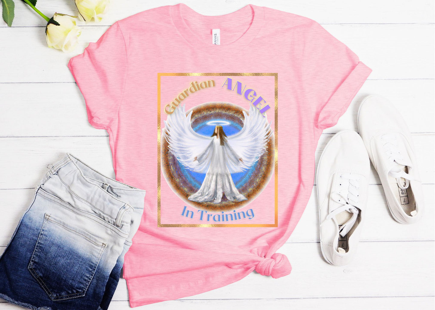 Guardian Angel In Training V3 Short Sleeve T-Shirt