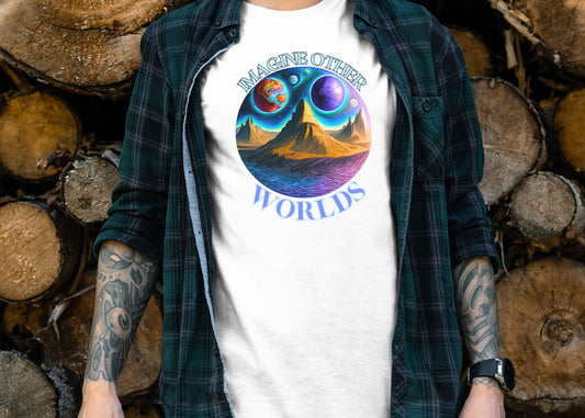 Imagine Other Worlds Short Sleeve T-Shirt