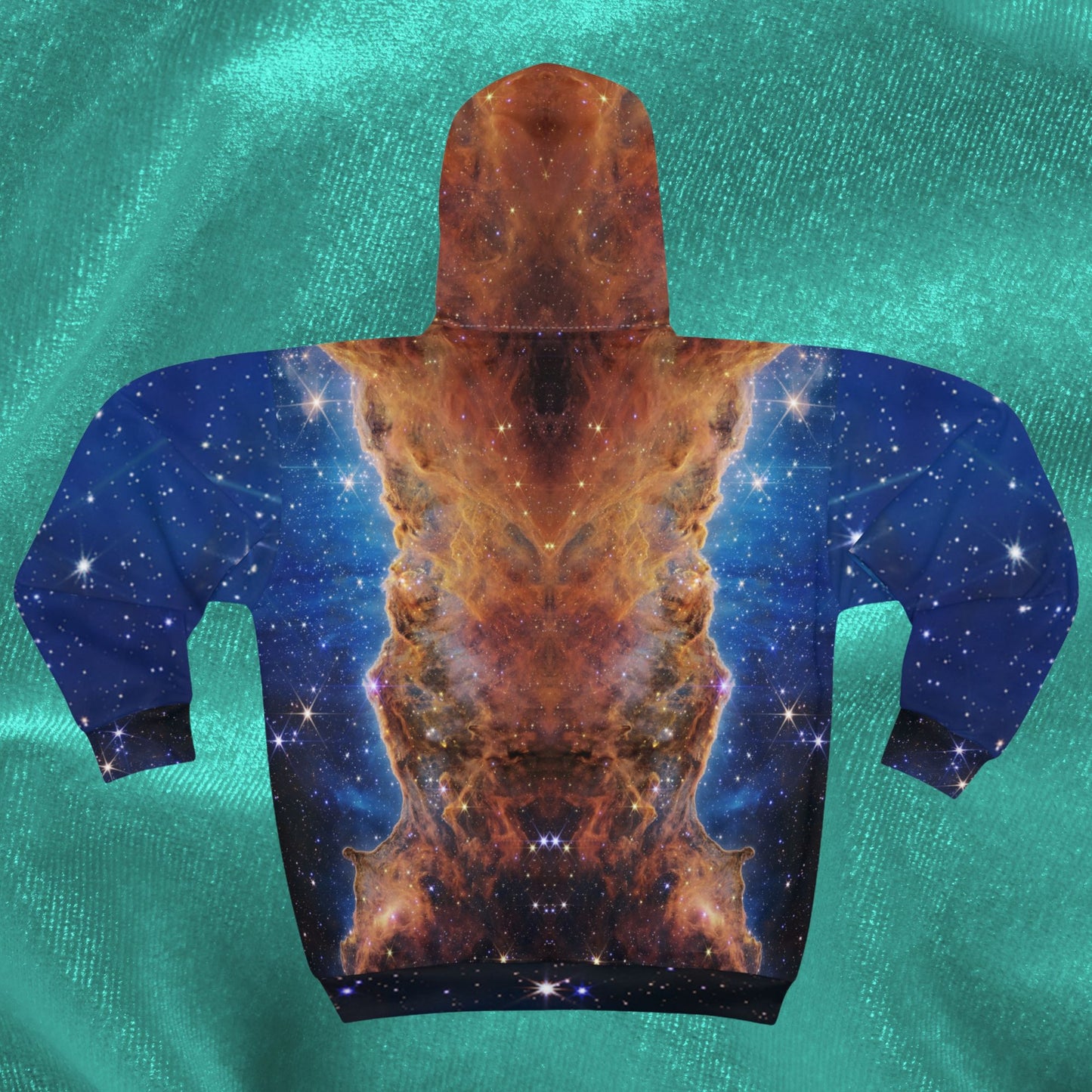 Intergalactic Unisex Zip Hoodie - Cosmic Cliffs in the Carina Nebula - JWST