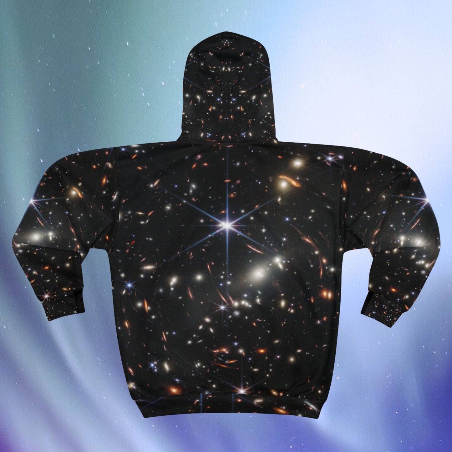 Intergalactic Unisex Zip Hoodie - First Deep Field Image - JWST