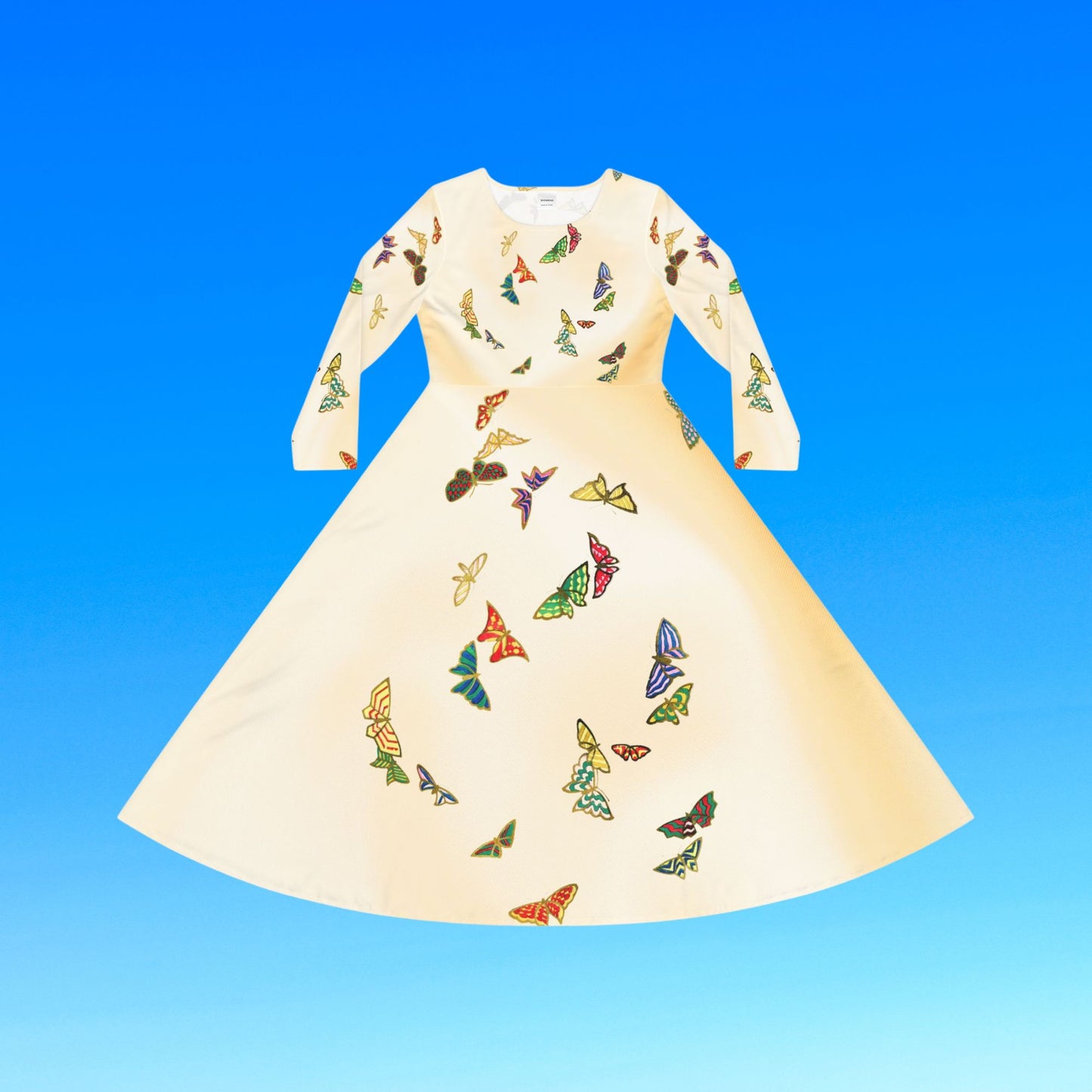 1000 Butterflies Women's Long Sleeve Dress