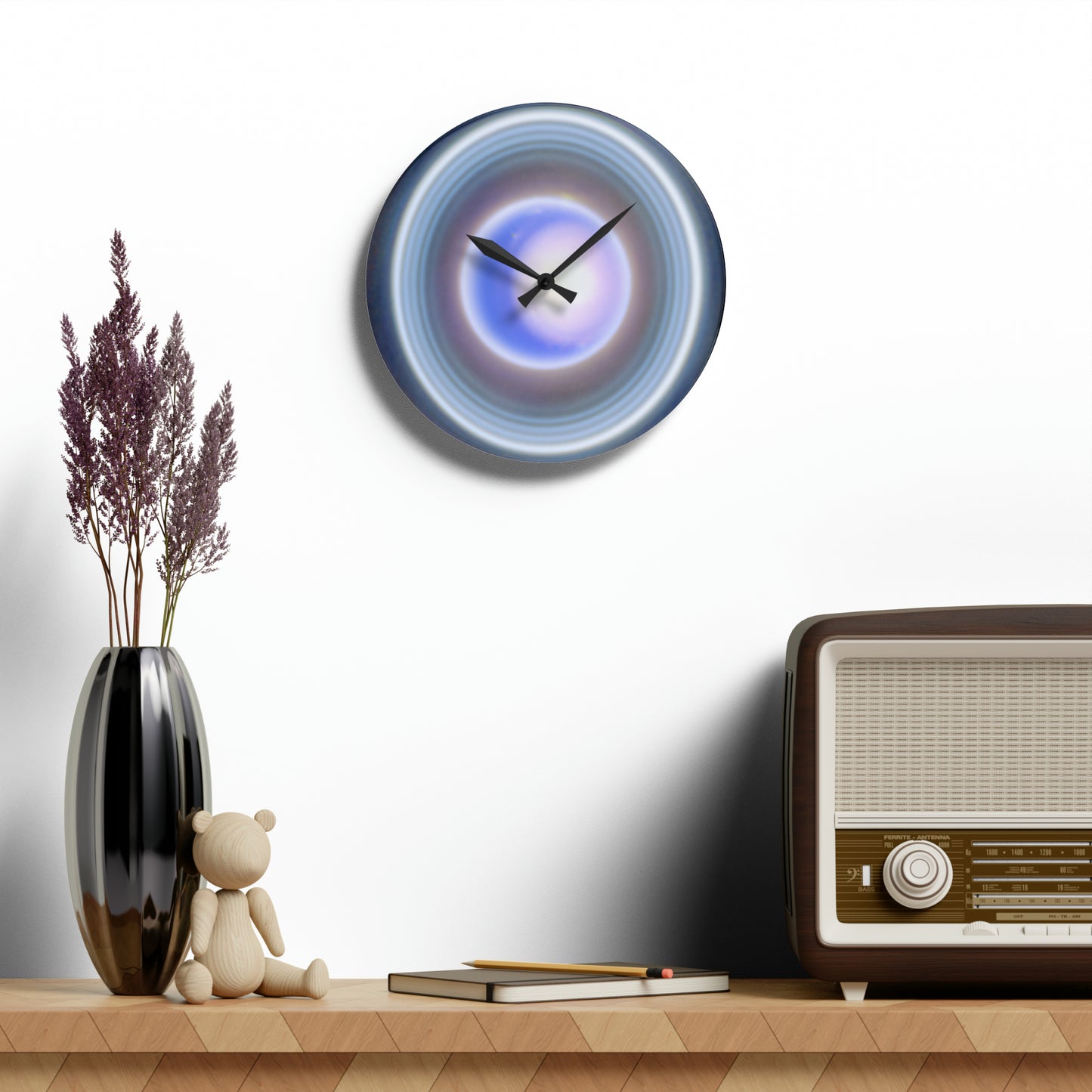 Uranus Planetary Wall Clock