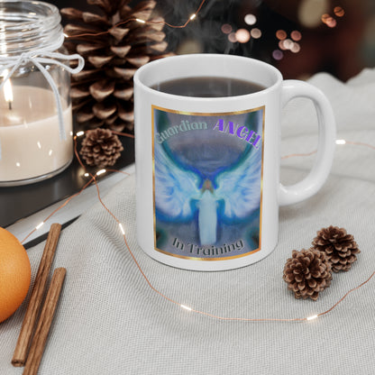 Guardian Angel In Training V1 Ceramic Mug 11oz