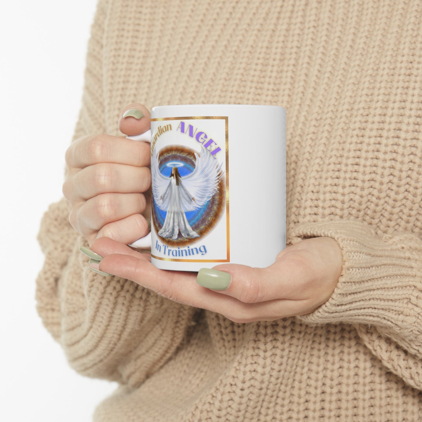 Guardian Angel In Training V3 Ceramic Mug 11oz