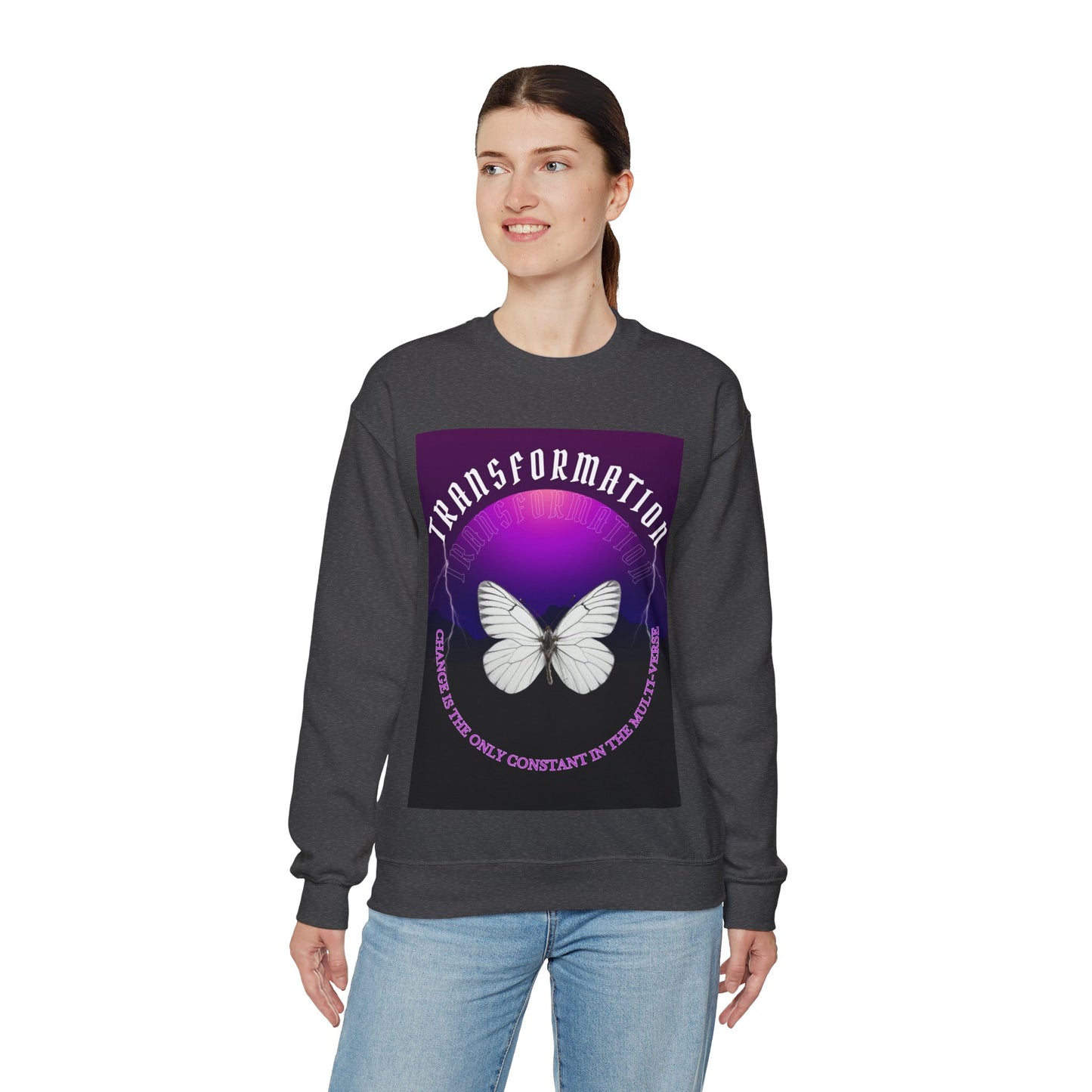 Transformation Butterfly Unisex Crewneck Sweatshirt