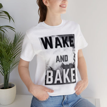 Wake and Bake Smoke Unisex Jersey Short Sleeve Tee