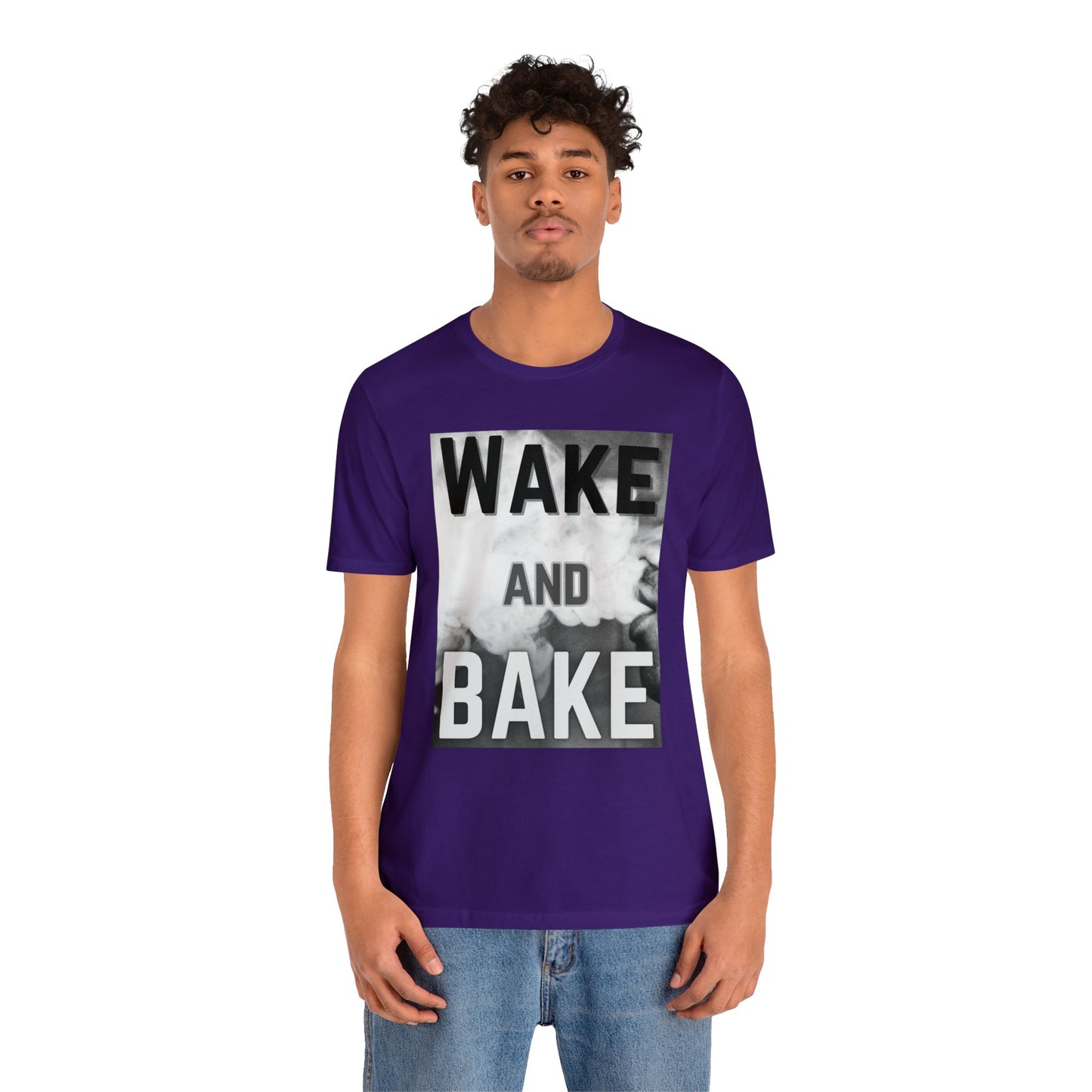 Wake and Bake Smoke Unisex Jersey Short Sleeve Tee