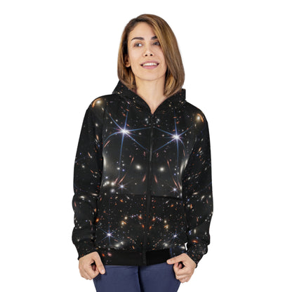 Intergalactic Unisex Zip Hoodie - First Deep Field Image - JWST