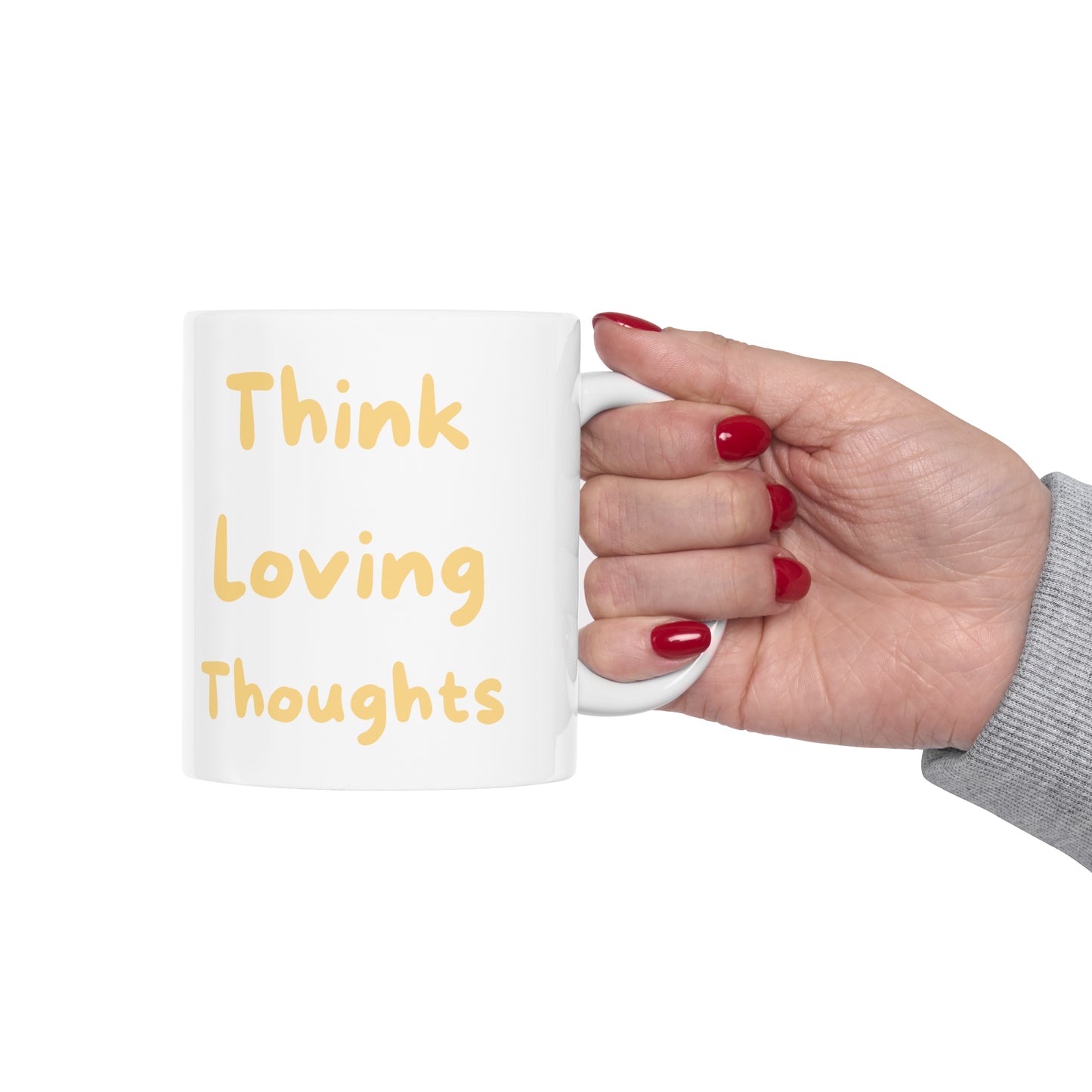 Aries - Think Loving Thoughts 11oz Ceramic Mug