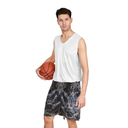 Spiral Galaxy Basketball Shorts