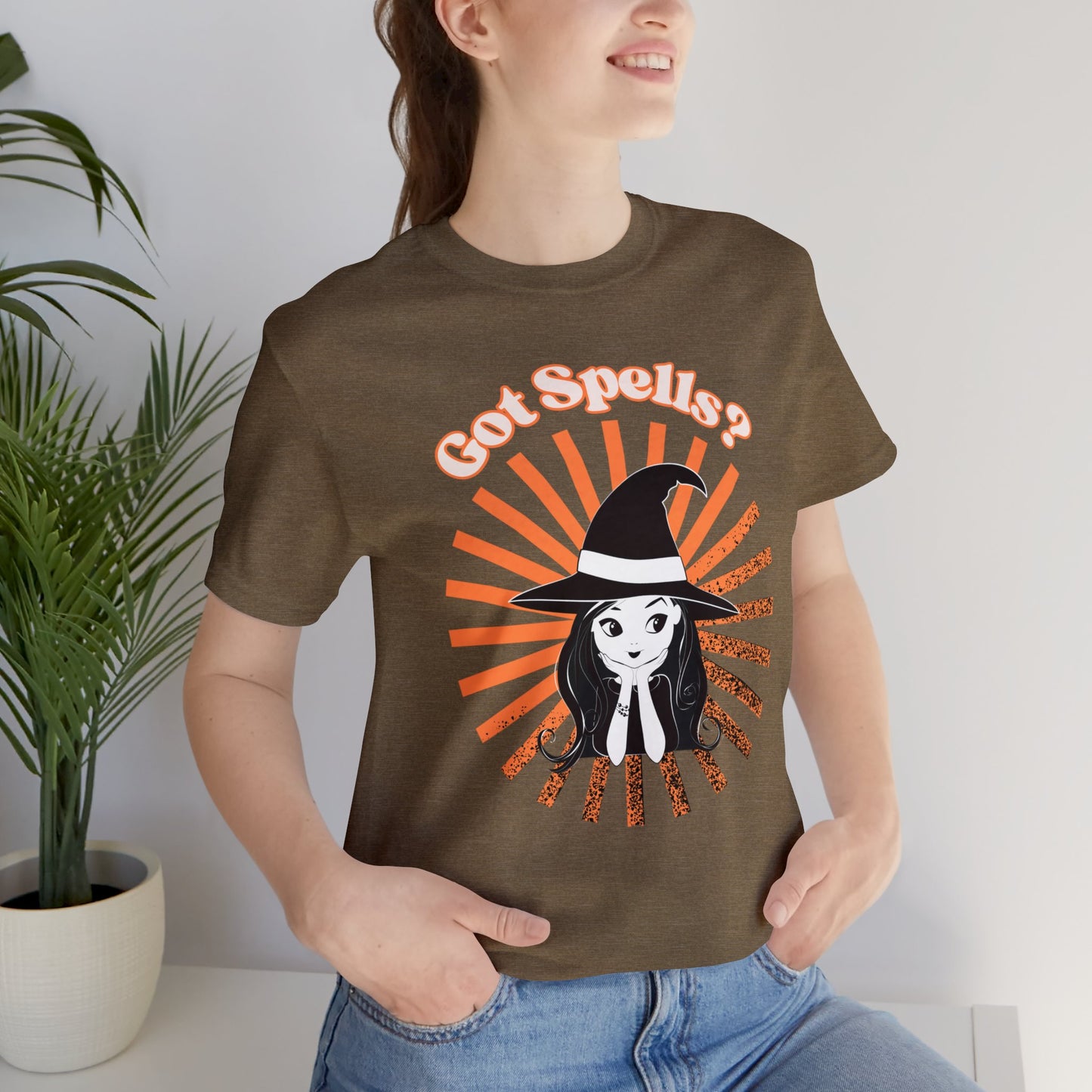 Got Spells? Cute Witch Unisex Jersey Short Sleeve Tee