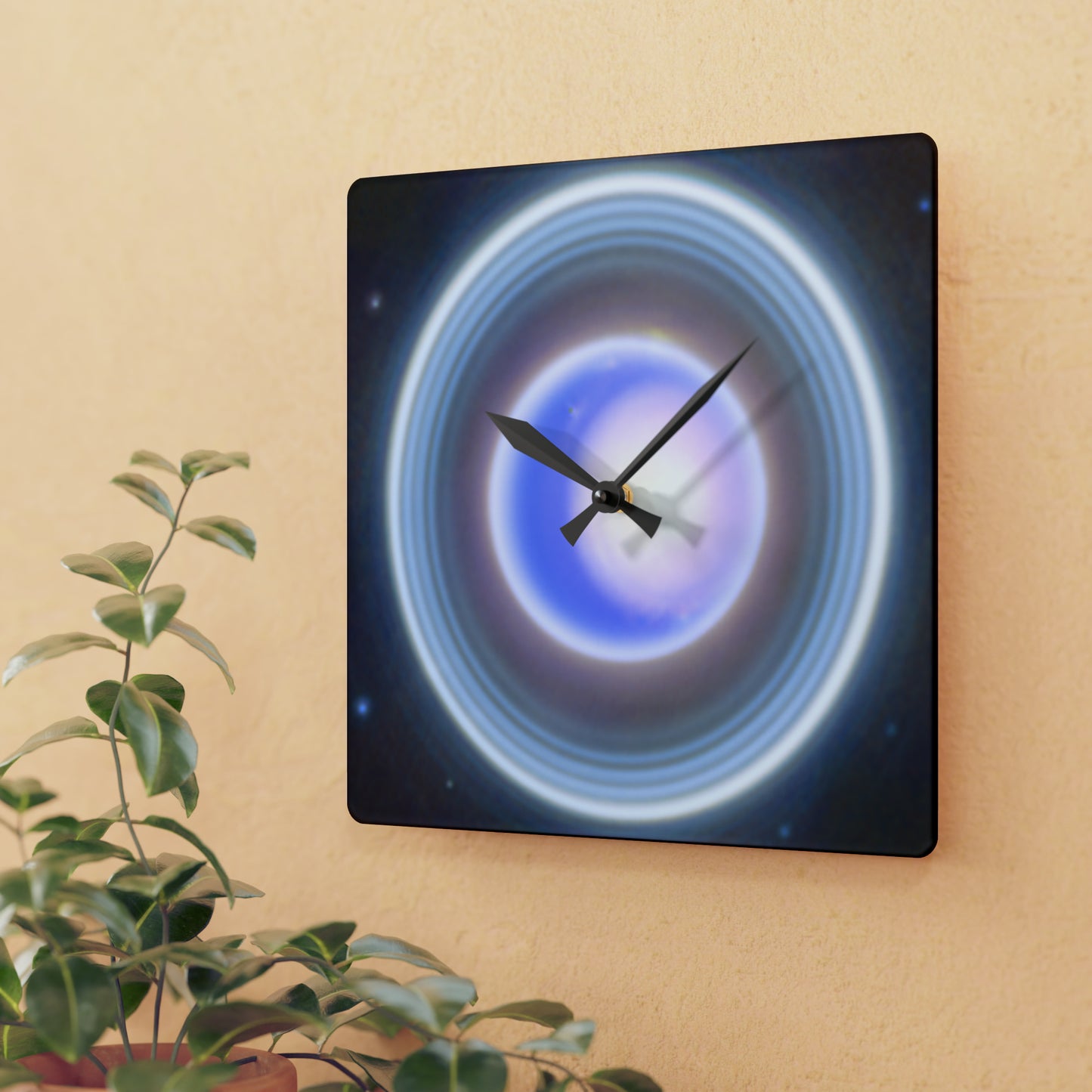 Uranus Planetary Wall Clock