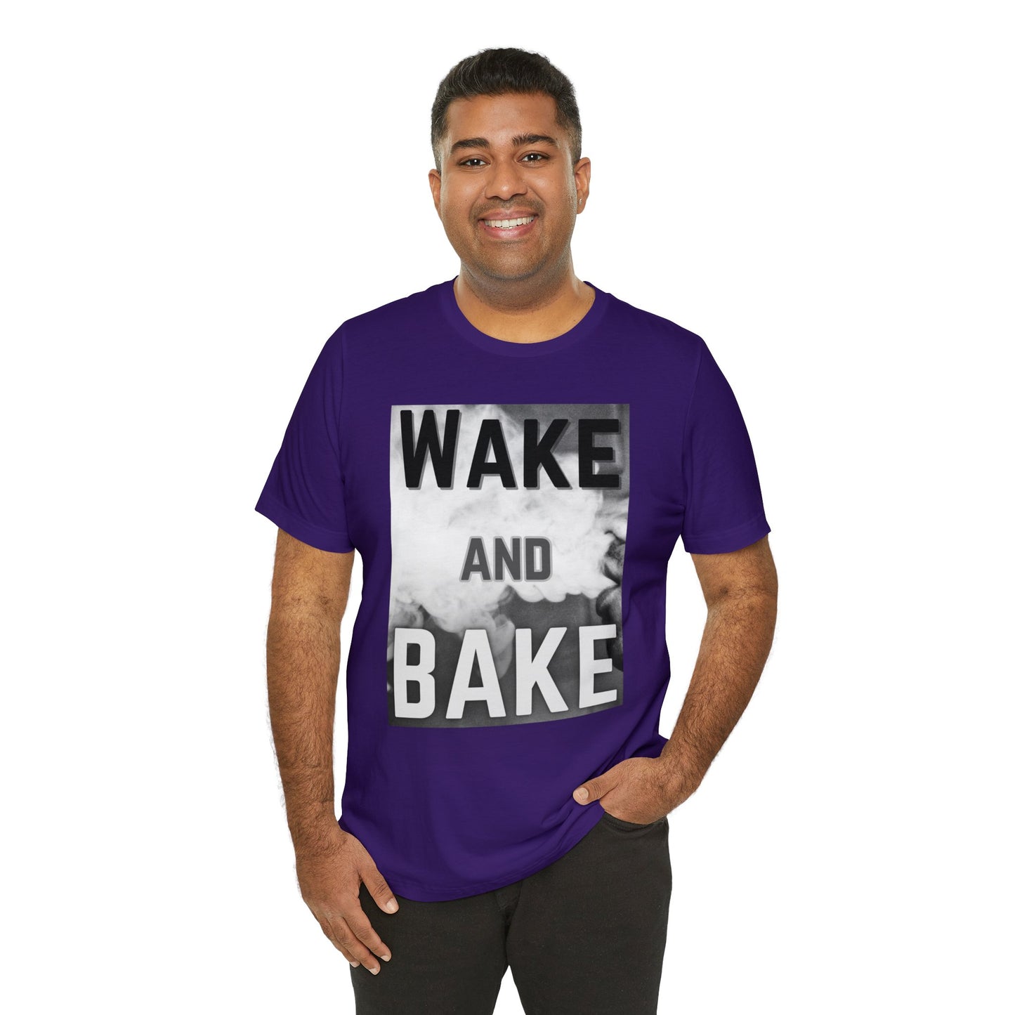 Wake and Bake Smoke Unisex Jersey Short Sleeve Tee