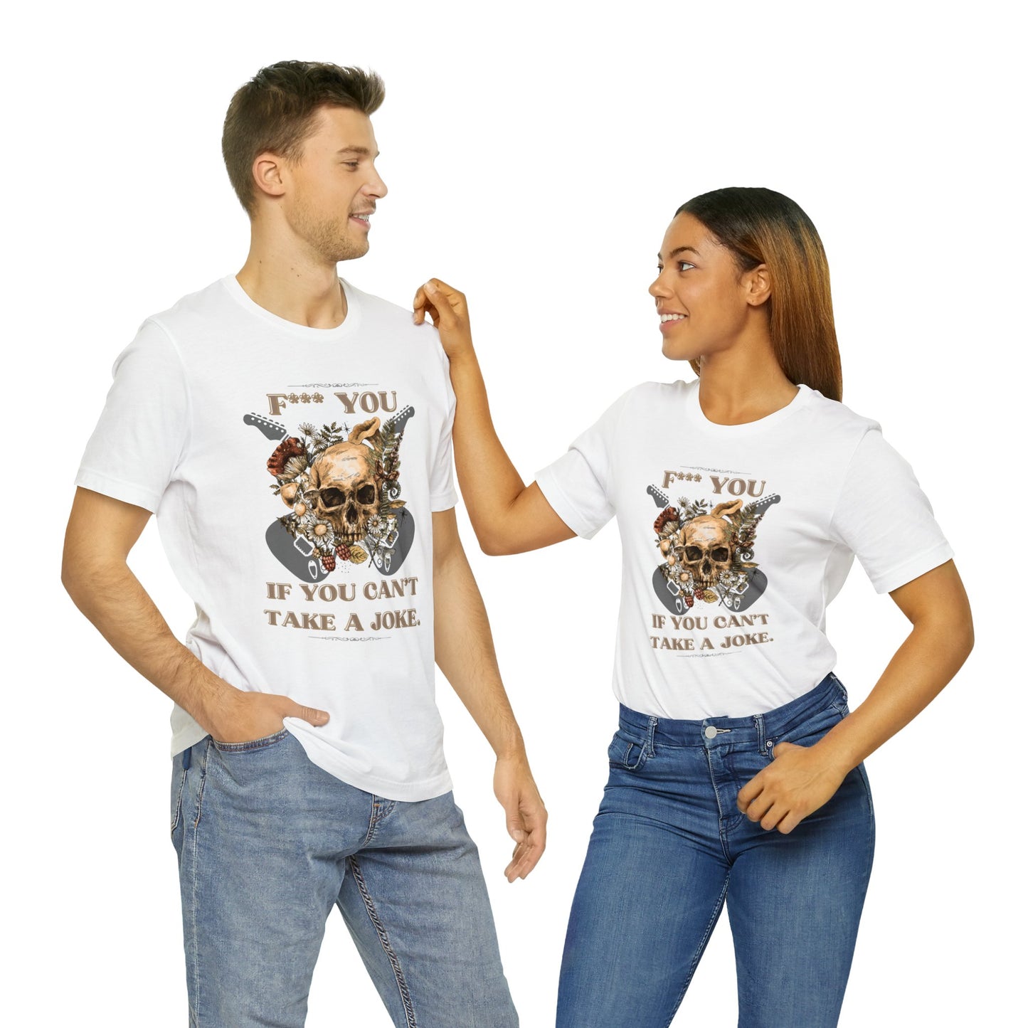 Take A Joke Unisex Short Sleeve Tee