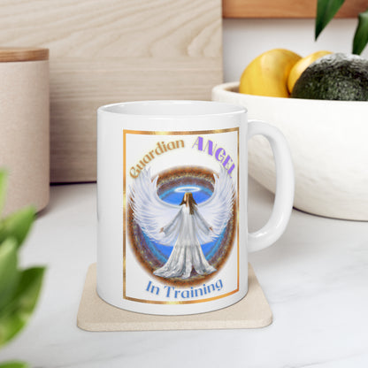 Guardian Angel In Training V3 Ceramic Mug 11oz