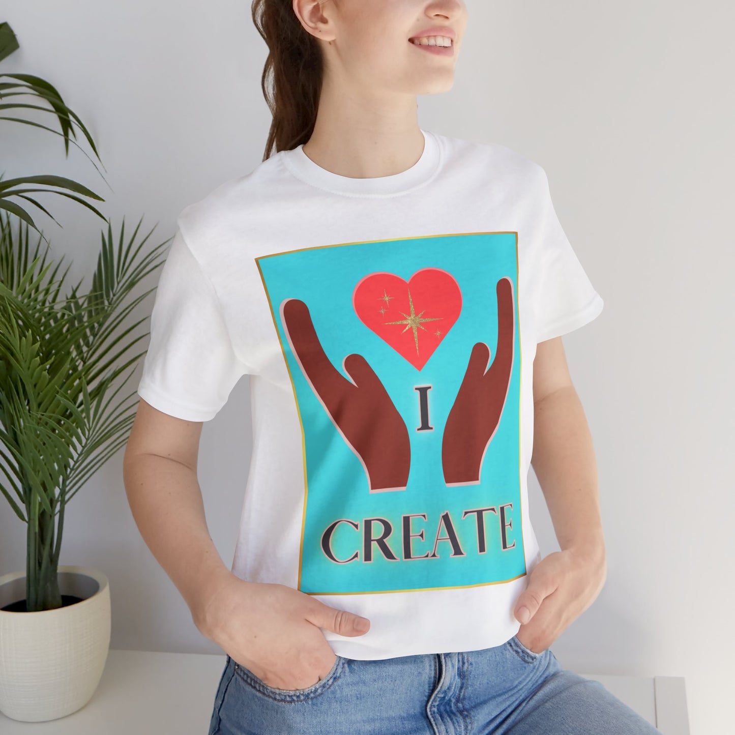 I Create Unisex Jersey Short Sleeve Tee