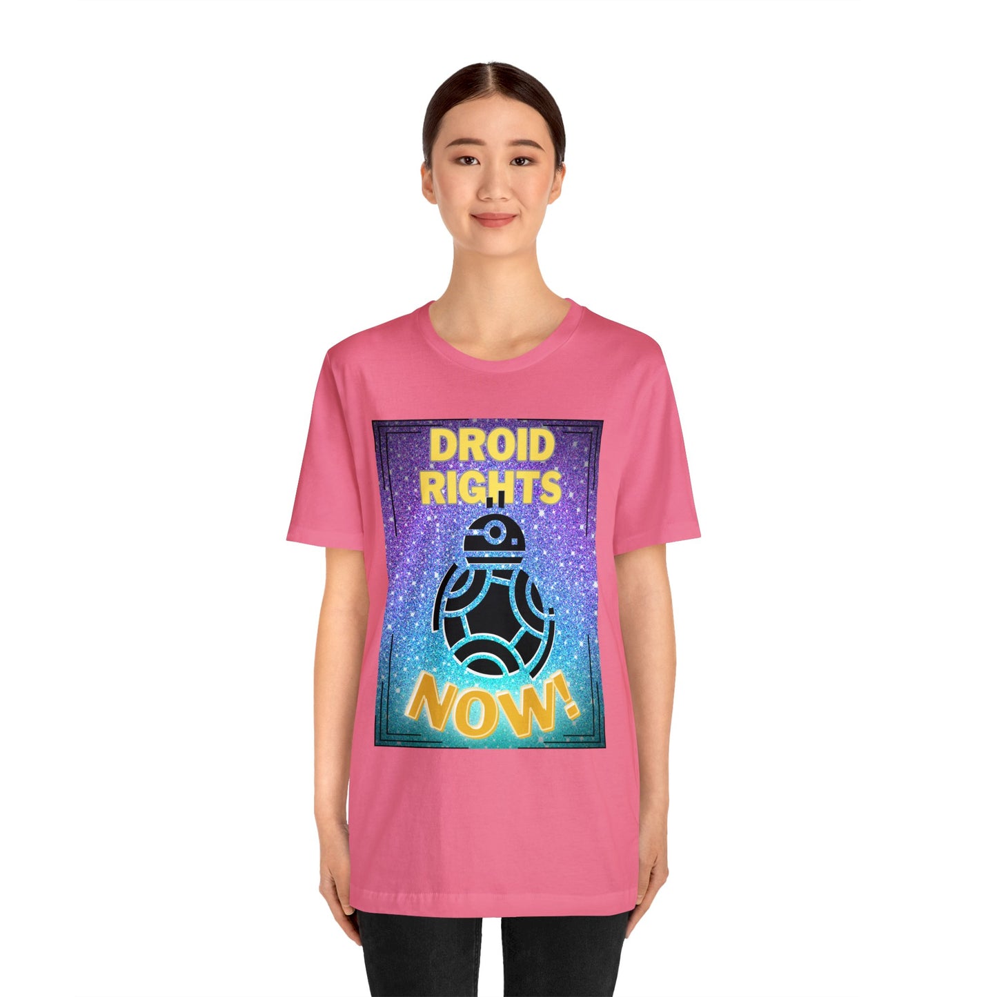 Droid Rights Now! Unisex Short Sleeve T-Shirt