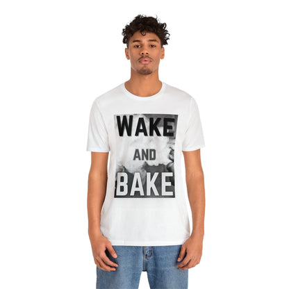 Wake and Bake Smoke Unisex Jersey Short Sleeve Tee