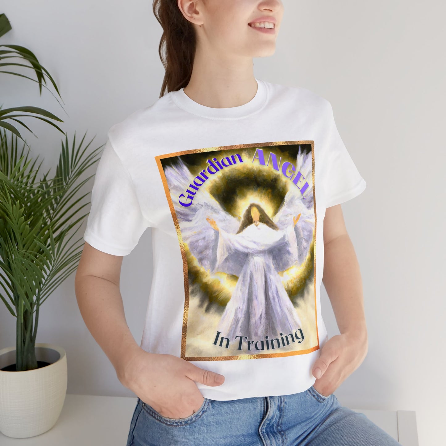 Guardian Angel In Training V2 Unisex Jersey Short Sleeve Tee