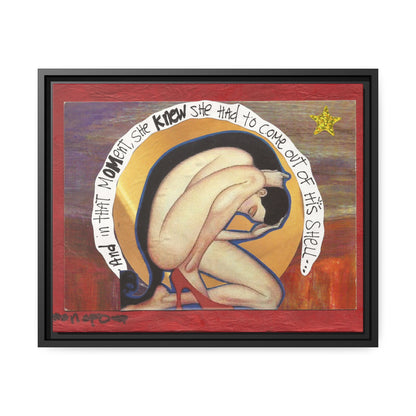 Shell - NCF Art - Matte Canvas, Black Frame