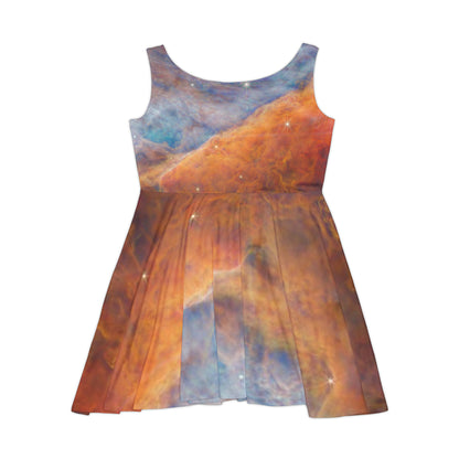 Intergalactic Women's Skater Dress - Orion Bar In The Orion Nebula - JWST