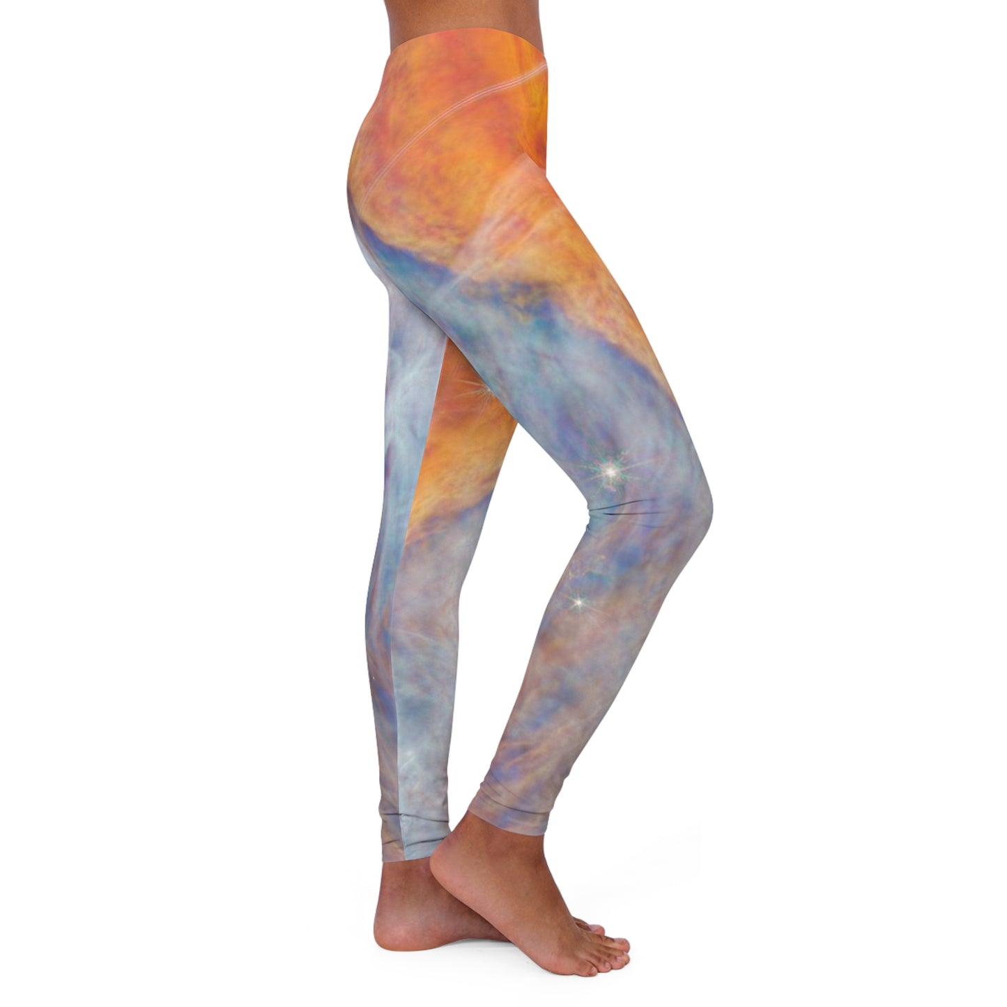 Intergalactic Women's Spandex Leggings - Orion Bar in the Orion Nebula - JWST