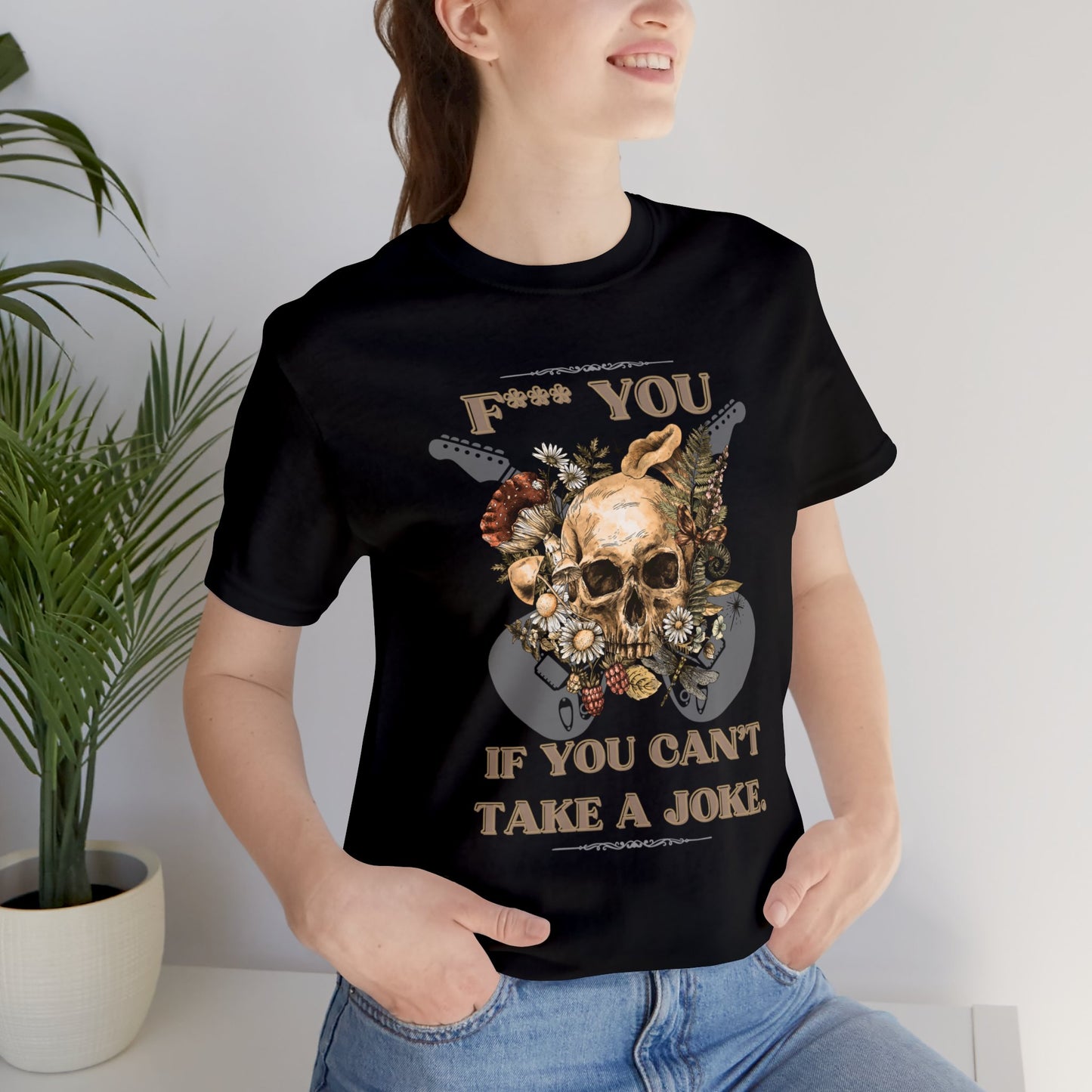 Take A Joke Unisex Short Sleeve Tee