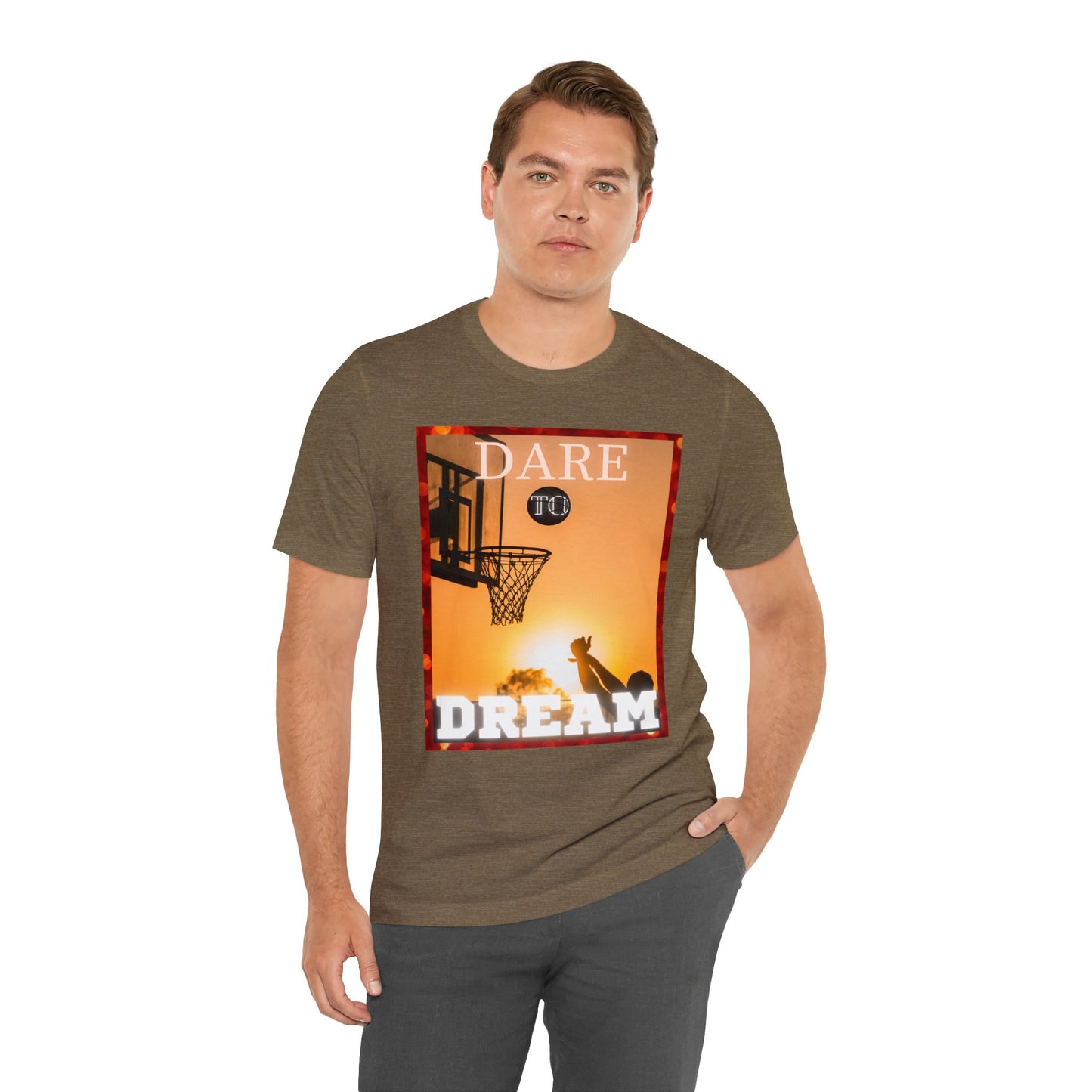 Dare To Dream Basketball Unisex Jersey Short Sleeve Tee