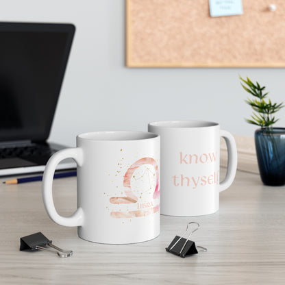 Libra - Know Thyself Ceramic Mug 11oz