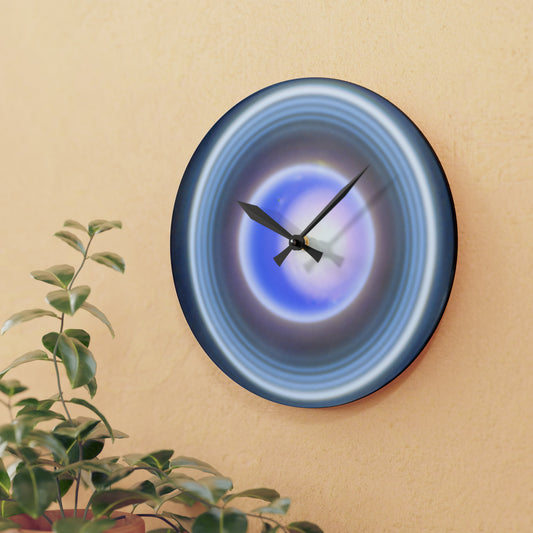 Uranus Planetary Wall Clock