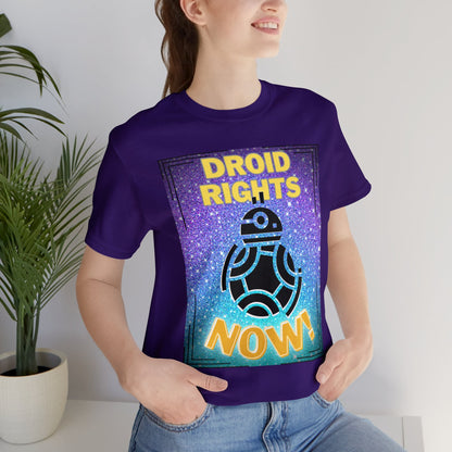 Droid Rights Now! Unisex Short Sleeve T-Shirt