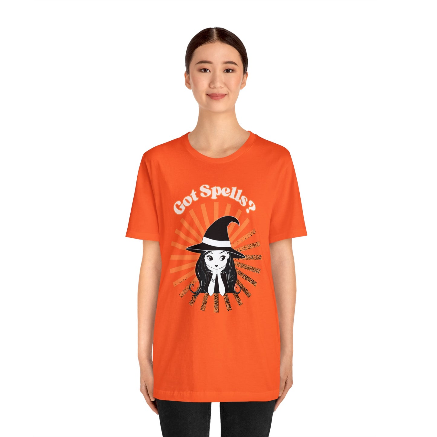 Got Spells? Cute Witch Unisex Jersey Short Sleeve Tee