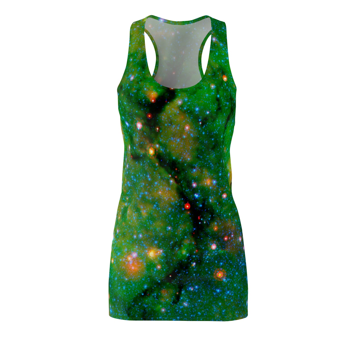 Galactic Women's Racerback Dress - Snake in Galactic Plane - Spitzer Space Telescope