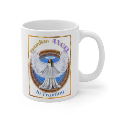 Guardian Angel In Training V3 Ceramic Mug 11oz