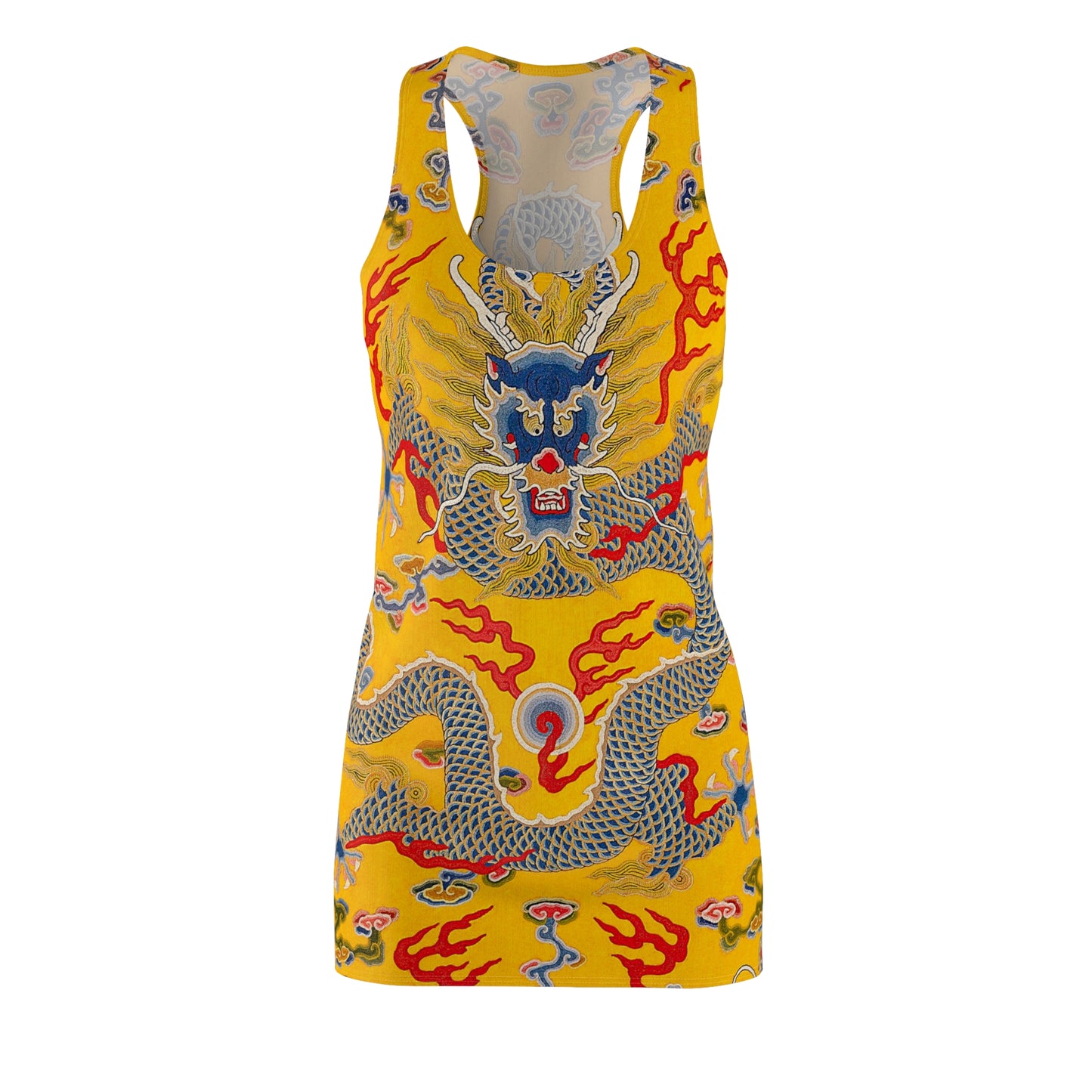 12 Symbol Imperial Dragon Women's Racerback Dress