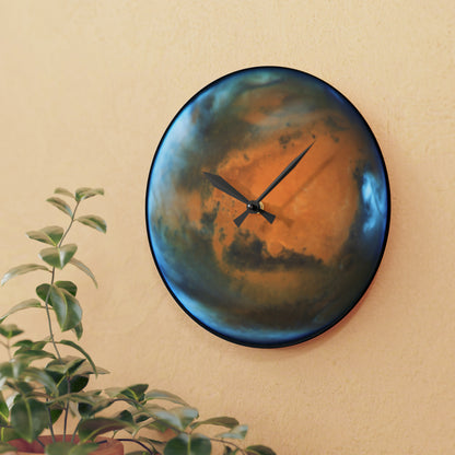 Mars Planetary Wall Clock