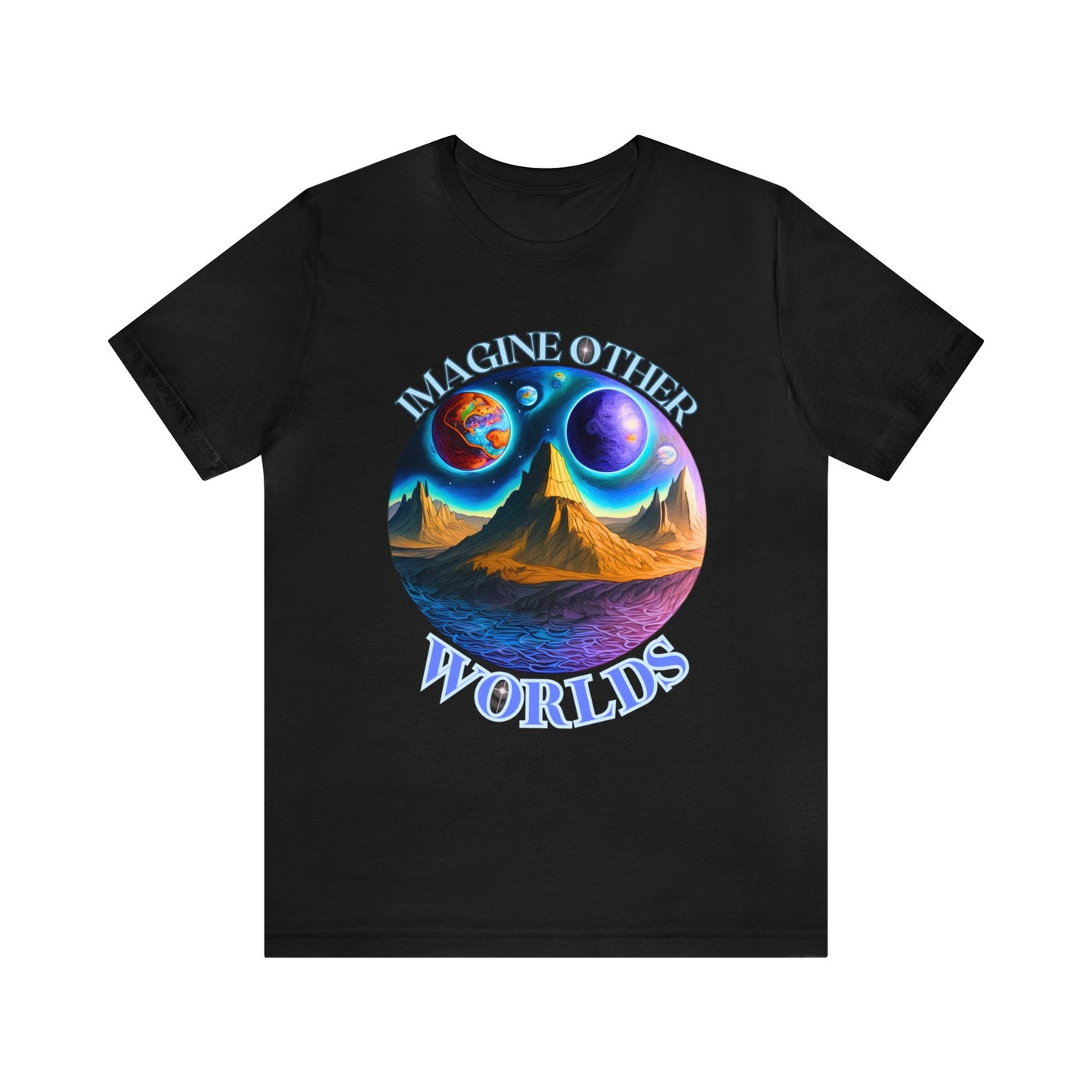 Imagine Other Worlds V1 Unisex Jersey Short Sleeve Tee