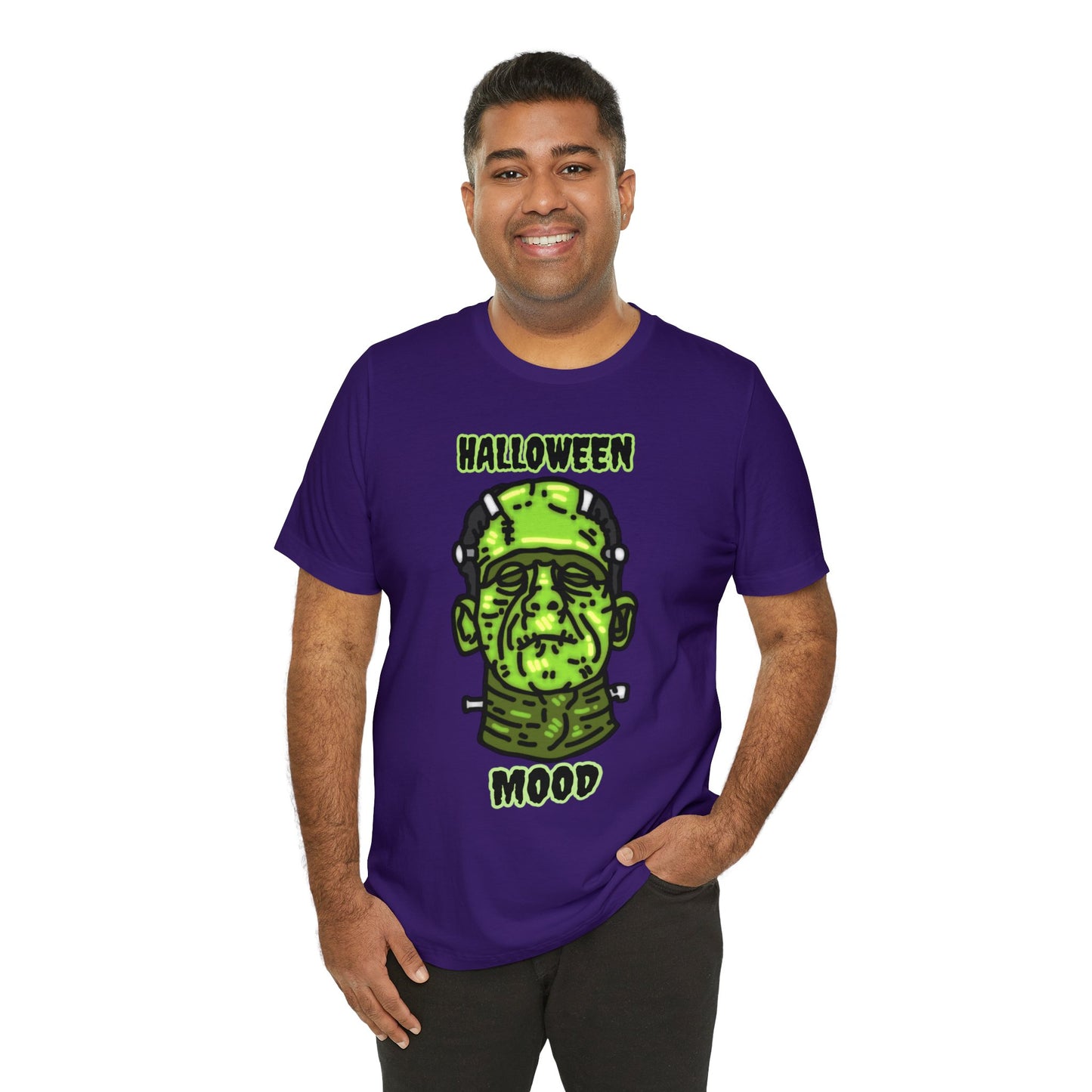 Halloween Mood Frankenstein Unisex Jersey Short Sleeve Tee