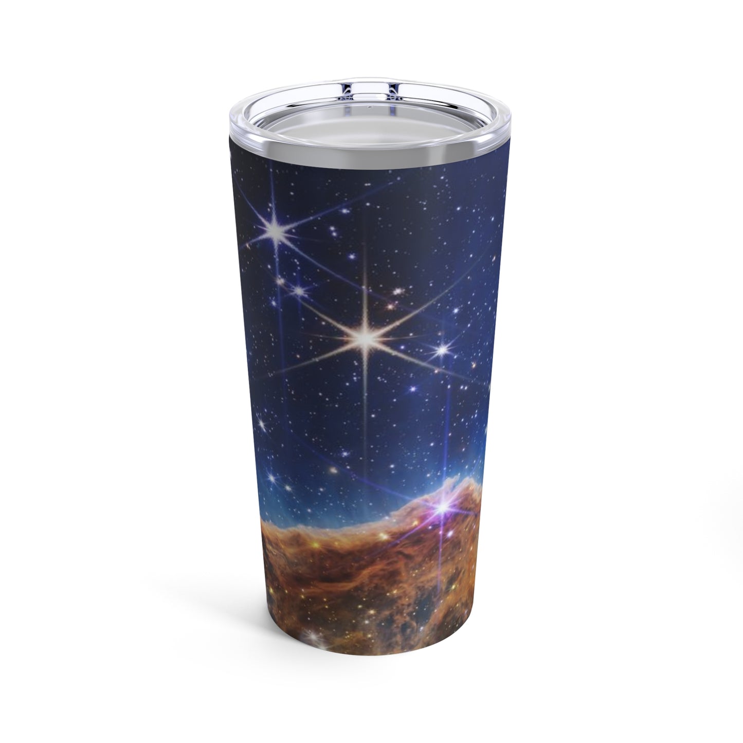 Intergalactic Tumbler 20oz - Cosmic Cliffs in the Carina Nebula - JWST