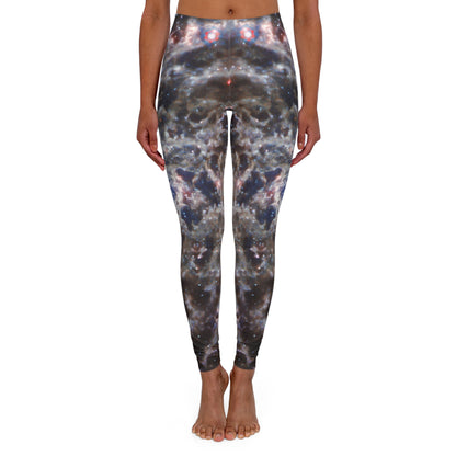 Intergalactic Women's Spandex Leggings - Spiral Galaxy - JWST